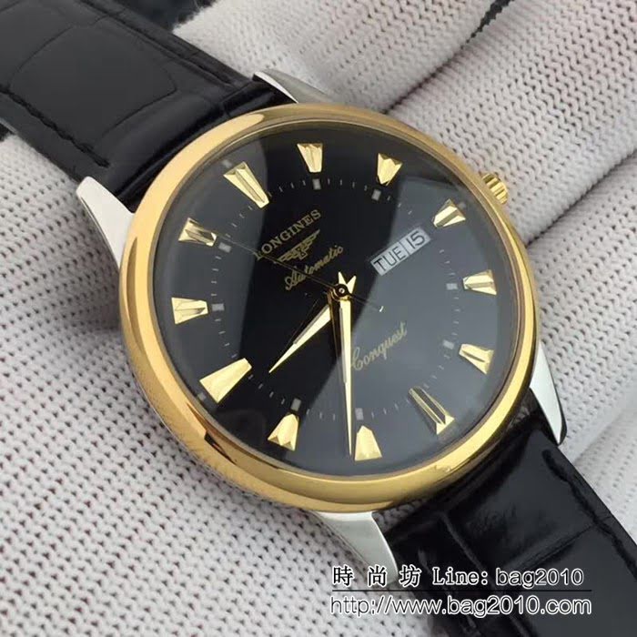 LONGINES浪琴 簡約時尚 西鐵城機芯 男士精品腕表 WSS0214